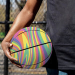 Pastel Rave Print Basketball