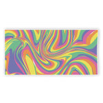 Pastel Rave Print Beach Towel