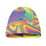 Pastel Rave Print Beanie