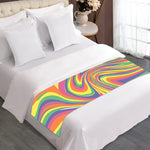Pastel Rave Print Bed Runner