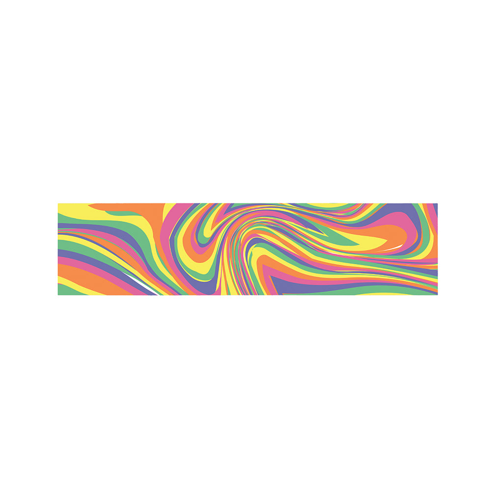 Pastel Rave Print Bed Runner