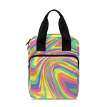 Pastel Rave Print Bible Tote Bag