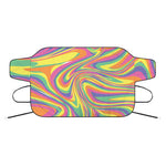 Pastel Rave Print Car Windshield Snow Cover