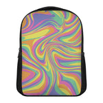 Pastel Rave Print Casual Backpack