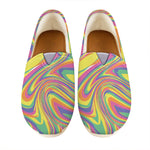 Pastel Rave Print Casual Shoes