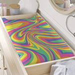 Pastel Rave Print Changing Pad Cover