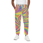 Pastel Rave Print Cotton Pants