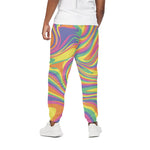 Pastel Rave Print Cotton Pants
