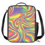 Pastel Rave Print Crossbody Lunch Bag
