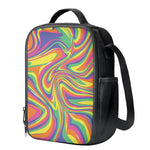 Pastel Rave Print Crossbody Lunch Bag