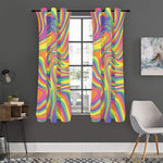 Pastel Rave Print Curtain
