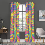 Pastel Rave Print Curtain
