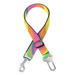 Pastel Rave Print Dog Seat Belt