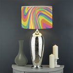 Pastel Rave Print Drum Lamp Shade