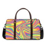 Pastel Rave Print Duffle Bag