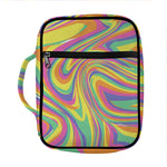 Pastel Rave Print Front Pocket Bible Bag
