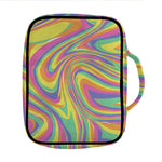 Pastel Rave Print Front Pocket Bible Bag