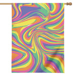 Pastel Rave Print House Flag
