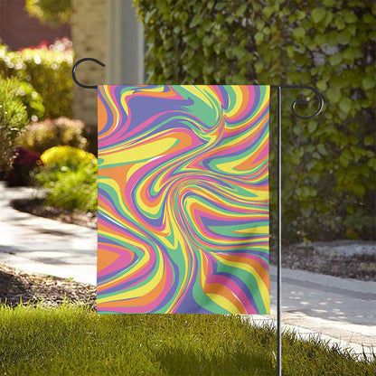 Pastel Rave Print House Flag