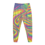 Pastel Rave Print Jogger Pants