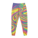 Pastel Rave Print Jogger Pants
