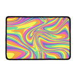 Pastel Rave Print Kitchen Mat