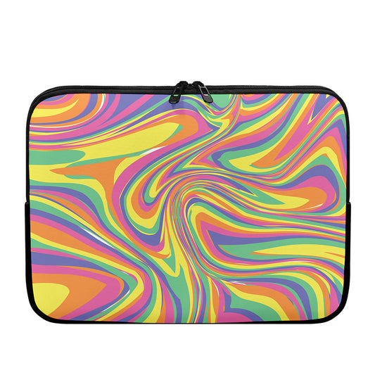 Pastel Rave Print Laptop Sleeve