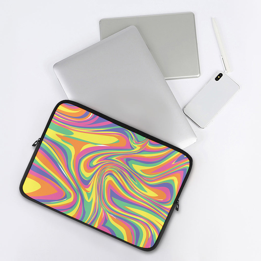 Pastel Rave Print Laptop Sleeve