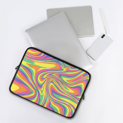 Pastel Rave Print Laptop Sleeve