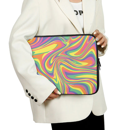 Pastel Rave Print Laptop Sleeve
