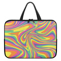 Pastel Rave Print Laptop Sleeve With Handle