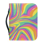Pastel Rave Print Leather Bible Cover