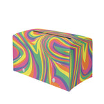 Pastel Rave Print Leather Tissue Box Cover