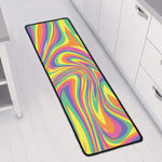 Pastel Rave Print Long Kitchen Mat
