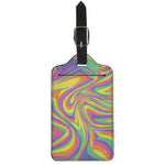 Pastel Rave Print Luggage Tag