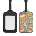 Pastel Rave Print Luggage Tag