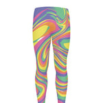 Pastel Rave Print Men's leggings