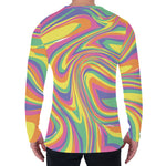 Pastel Rave Print Men's Long Sleeve T-Shirt