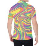Pastel Rave Print Men's Shirt