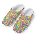Pastel Rave Print Mesh Casual Shoes