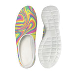 Pastel Rave Print Mesh Casual Shoes