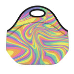 Pastel Rave Print Neoprene Lunch Bag