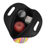 Pastel Rave Print Neoprene Lunch Bag