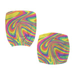 Pastel Rave Print Office Chair Cover