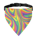 Pastel Rave Print Over The Collar Dog Bandana