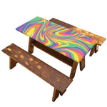 Pastel Rave Print Picnic Table Cover