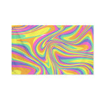 Pastel Rave Print Polyester Flag
