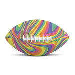 Pastel Rave Print Rugby Ball