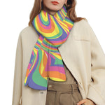 Pastel Rave Print Scarf