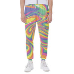 Pastel Rave Print Scuba Joggers